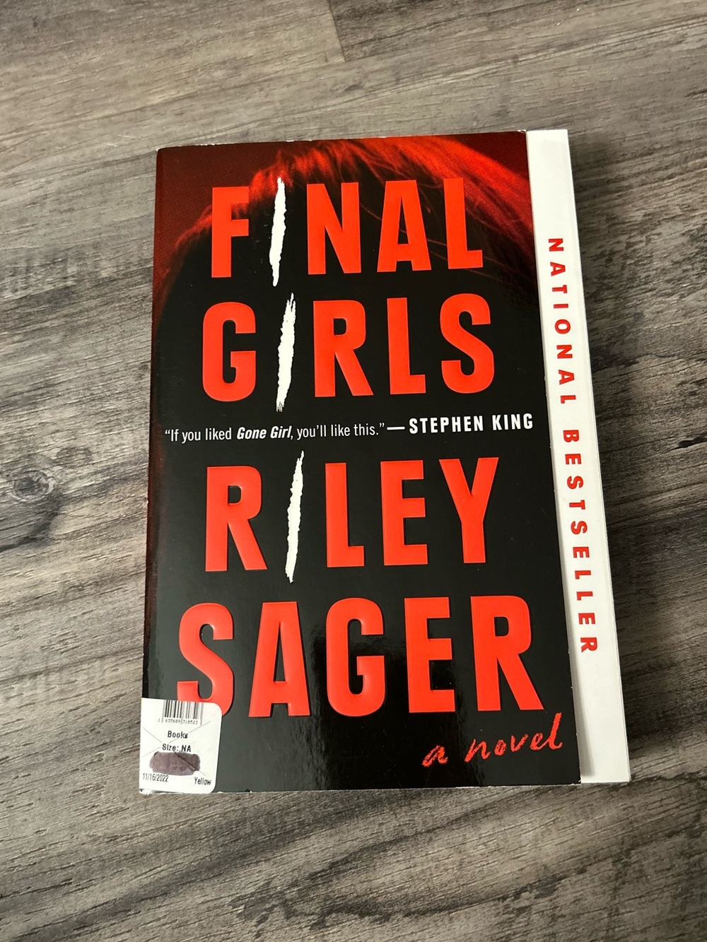 ‘Final Girls’ Riley Sager Thriller Book/Novel
